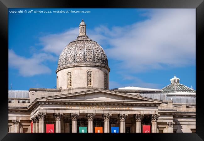 National Gallery in London Framed Print by Jeff Whyte