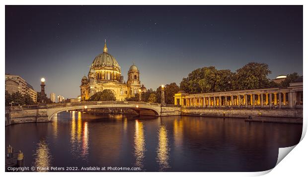 berlin cathedral Print by Frank Peters