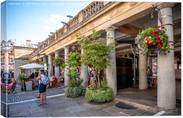 Covent Garden in the heart of London Canvas Print by Jeff Whyte