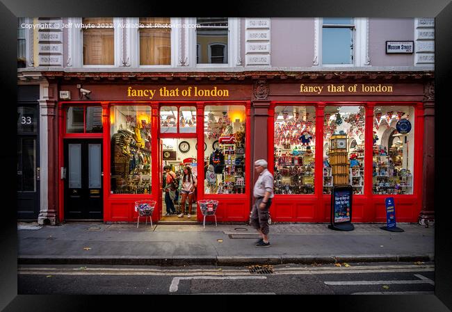 London Street Scenes Framed Print by Jeff Whyte