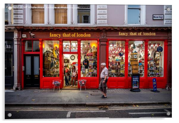London Street Scenes Acrylic by Jeff Whyte