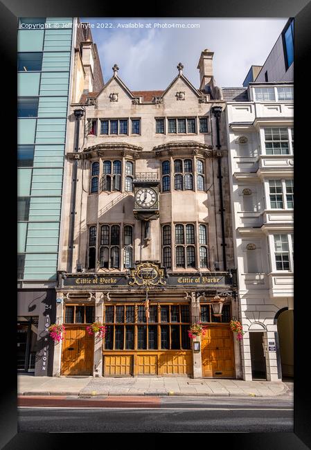 The Cittie of Yorke Framed Print by Jeff Whyte