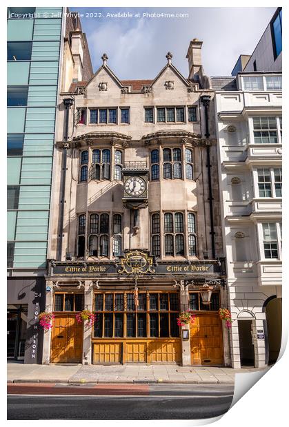 The Cittie of Yorke Print by Jeff Whyte