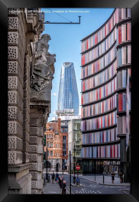 London Cityscape Framed Print by Jeff Whyte