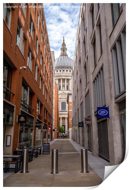 St Paul's Cathedral Print by Jeff Whyte