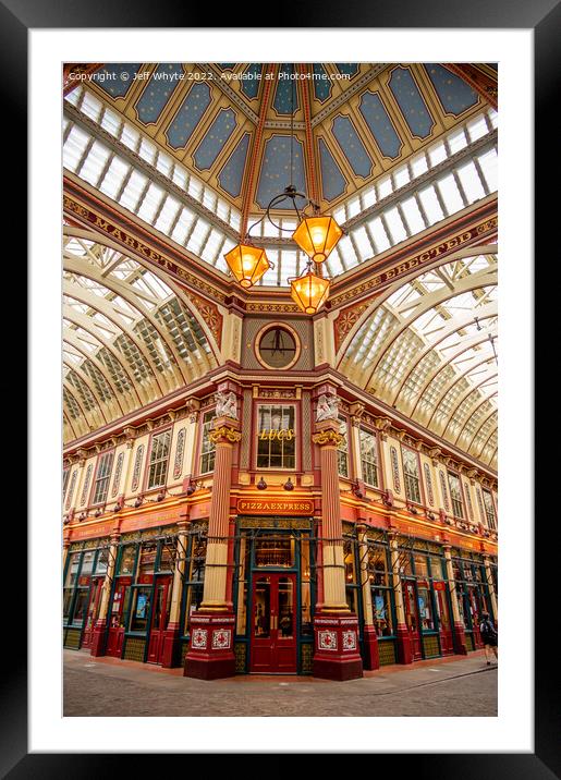 Leadenhall Market Framed Mounted Print by Jeff Whyte
