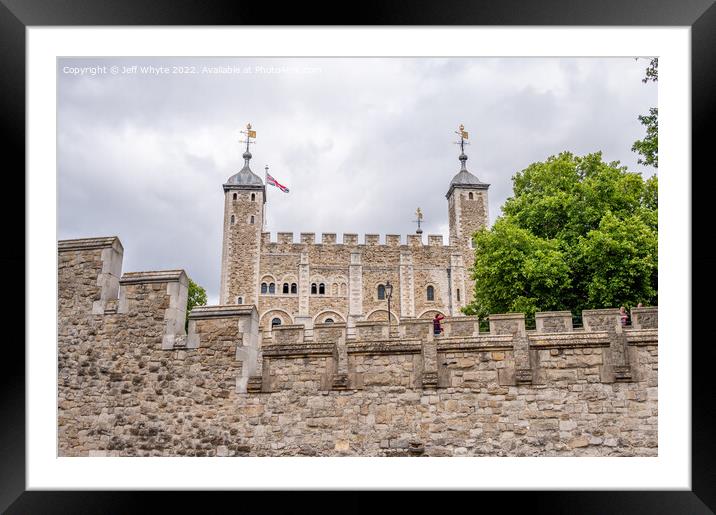 Tower of London Framed Mounted Print by Jeff Whyte
