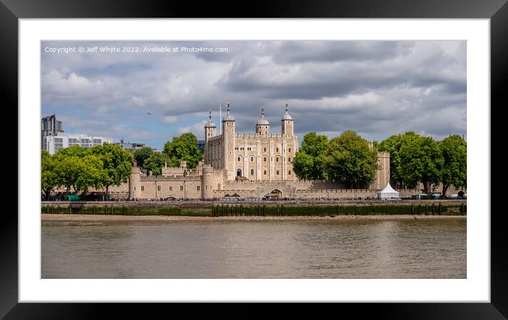  Tower of London Framed Mounted Print by Jeff Whyte