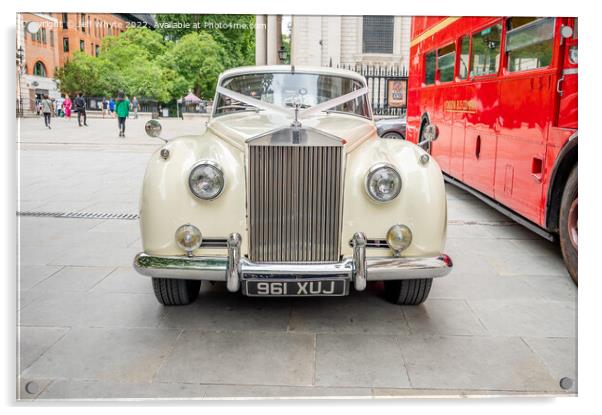 Rolls-Royce classic car Acrylic by Jeff Whyte