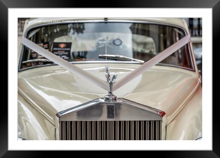 Rolls-Royce classic car Framed Mounted Print by Jeff Whyte