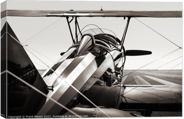 biplane Canvas Print by Frank Peters