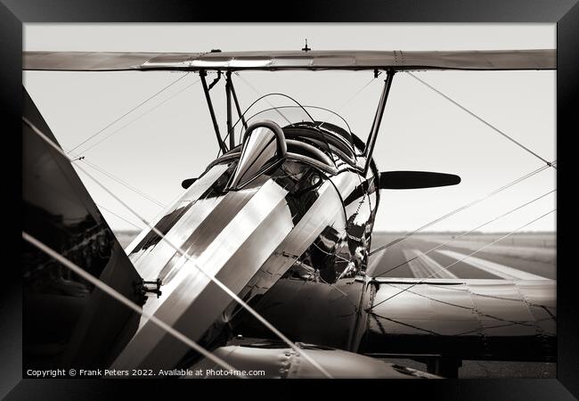 biplane Framed Print by Frank Peters