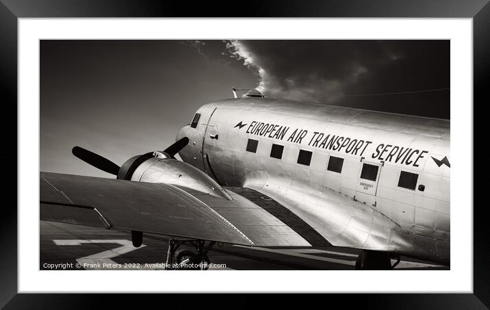 c47 skytrain Framed Mounted Print by Frank Peters