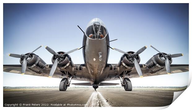 bomber b17 Print by Frank Peters