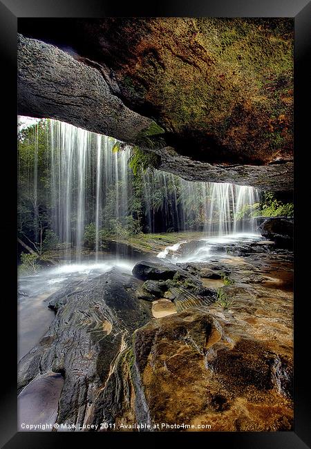 Behind the Scene Framed Print by Mark Lucey