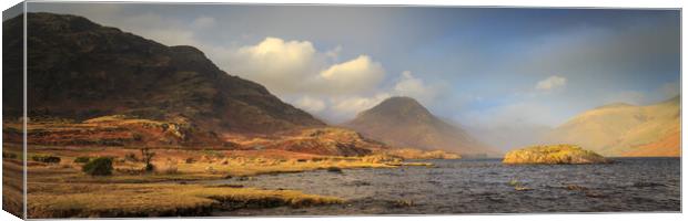 Wast Water Wasdale - Lake District Canvas Print by Phil Durkin DPAGB BPE4