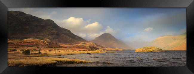 Wast Water Wasdale - Lake District Framed Print by Phil Durkin DPAGB BPE4