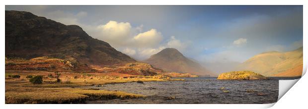 Wast Water Wasdale - Lake District Print by Phil Durkin DPAGB BPE4