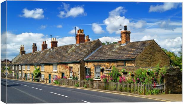 Wentworth Cottages, South Yorkshire Canvas Print by Darren Galpin