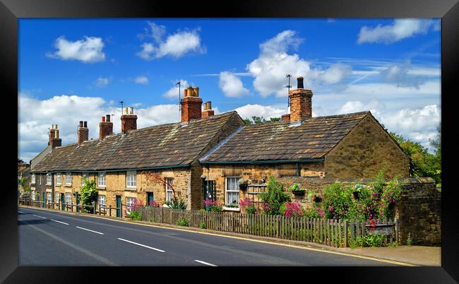 Wentworth Cottages, South Yorkshire Framed Print by Darren Galpin