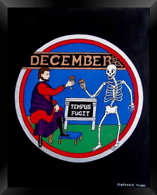Medieval December Framed Print by Stephanie Moore