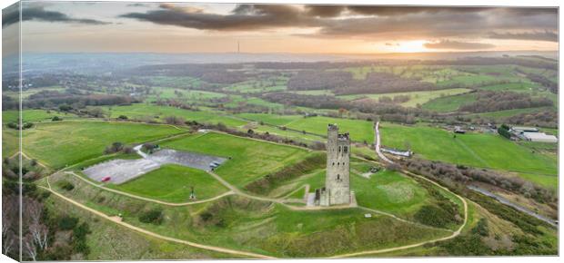 Victoria Tower Castle Hill Canvas Print by Apollo Aerial Photography