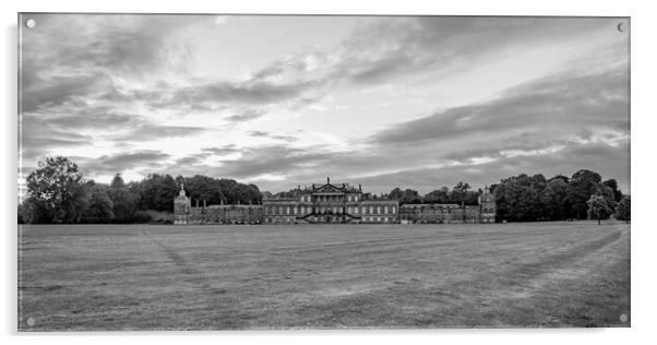 Wentworth Woodhouse Mono Acrylic by Apollo Aerial Photography