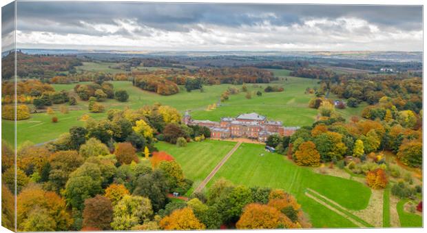 Wentworth Woodhouse North Face Canvas Print by Apollo Aerial Photography