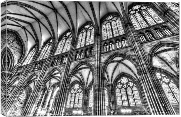 Strasbourg Cathedral Architecture  Canvas Print by David Pyatt