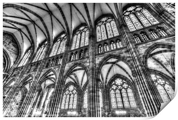 Strasbourg Cathedral Architecture  Print by David Pyatt