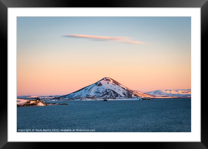 Vindbelgjarfjall mountain, Myvatn lake, Iceland Framed Mounted Print by Paulo Rocha