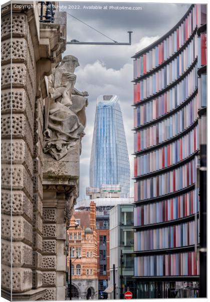 Blackfriars skyscraper from London's High Holborn  Canvas Print by Jeff Whyte