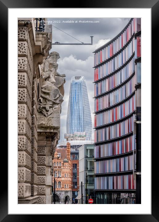 Blackfriars skyscraper from London's High Holborn  Framed Mounted Print by Jeff Whyte