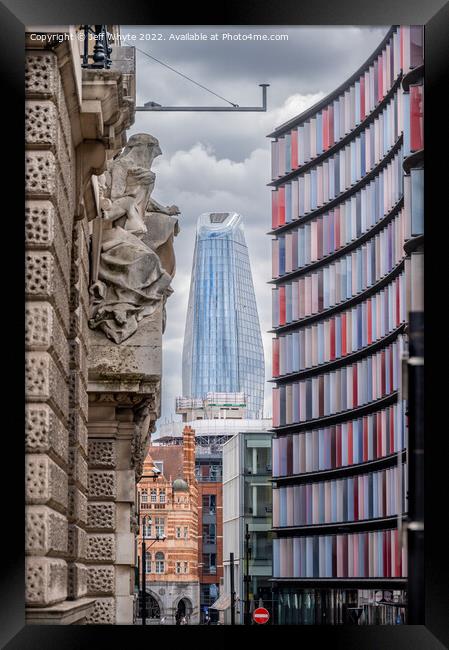 Blackfriars skyscraper from London's High Holborn  Framed Print by Jeff Whyte