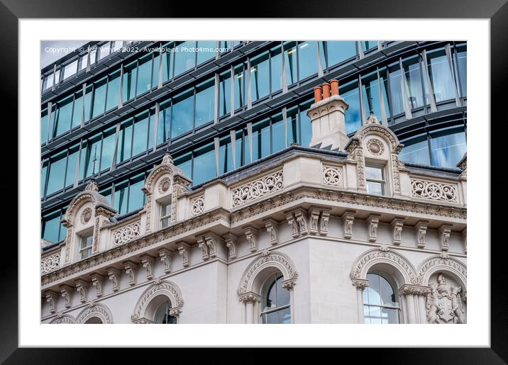 Architecture on London's High Holborn street Framed Mounted Print by Jeff Whyte
