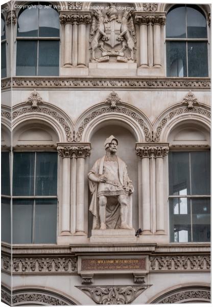 Landmark architecture on London's High Holborn Canvas Print by Jeff Whyte