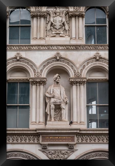 Landmark architecture on London's High Holborn Framed Print by Jeff Whyte