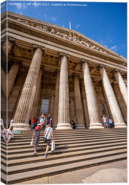 British Museum in London Canvas Print by Jeff Whyte