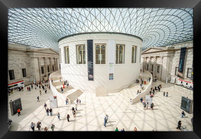 Great Hall of the British Museum Framed Print by Jeff Whyte