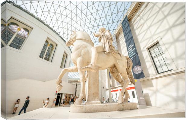 Great Hall of the British Museum Canvas Print by Jeff Whyte