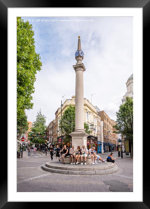 Seven Dials area in central London Framed Mounted Print by Jeff Whyte