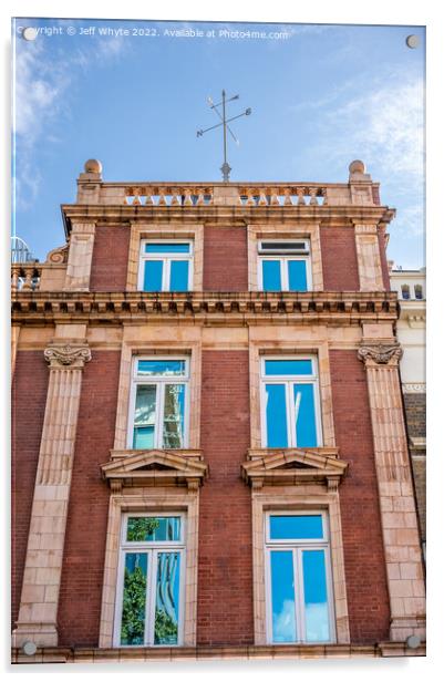 Traditional brick architecture in London Acrylic by Jeff Whyte