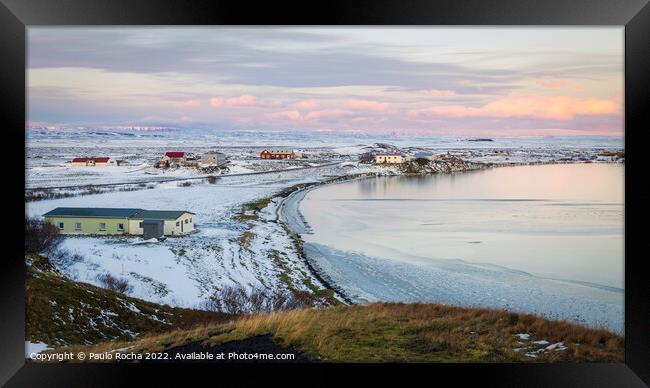 Lake Myvatn, Iceland Framed Print by Paulo Rocha