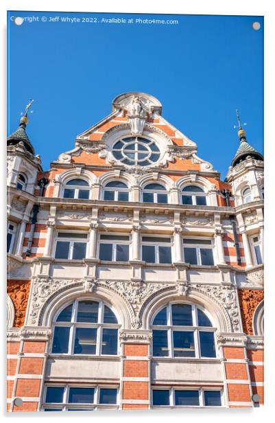 Traditional brick architecture in London Acrylic by Jeff Whyte