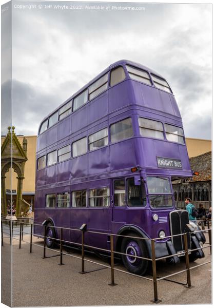 The Knight Bus Canvas Print by Jeff Whyte