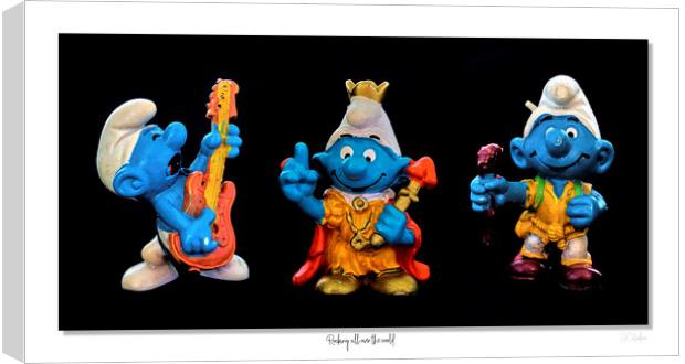 Rocking all over the world...Smurf style Canvas Print by JC studios LRPS ARPS