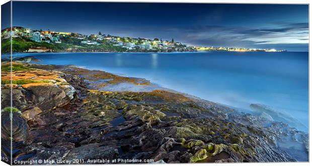 A New Day - Lurline Bay, Sydney Canvas Print by Mark Lucey