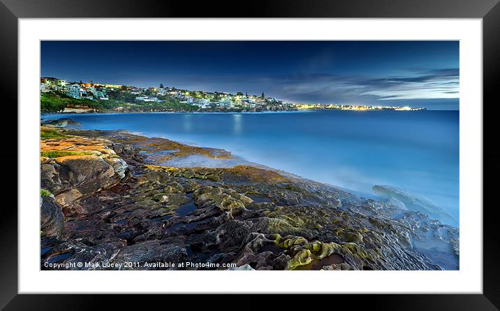 A New Day - Lurline Bay, Sydney Framed Mounted Print by Mark Lucey