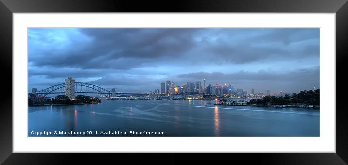 A Beautiful Gloom Framed Mounted Print by Mark Lucey