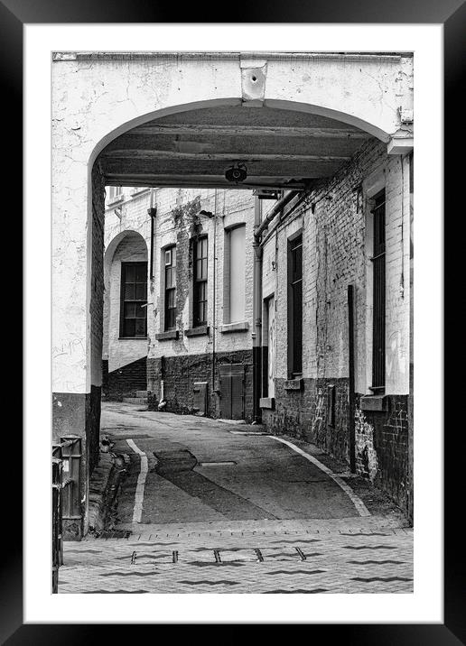 Wakefield Alleyway Framed Mounted Print by Glen Allen